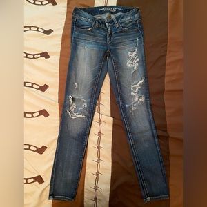 Girls jeans. American Eagle. Size 0